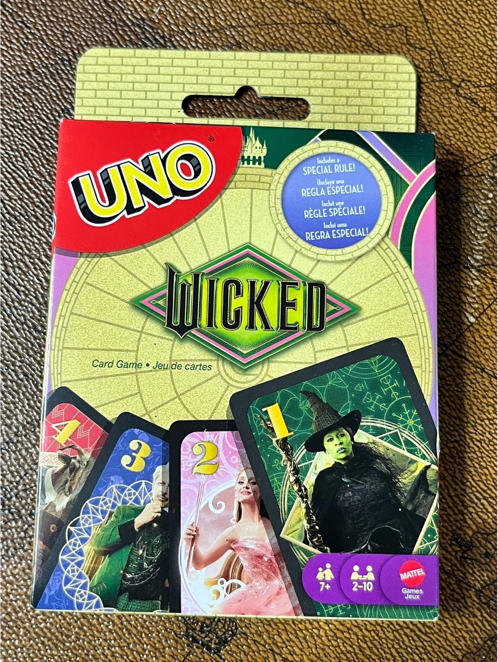 NEW UNO Wicked Card Game with Special Rules - Fun for 2-10 Players!